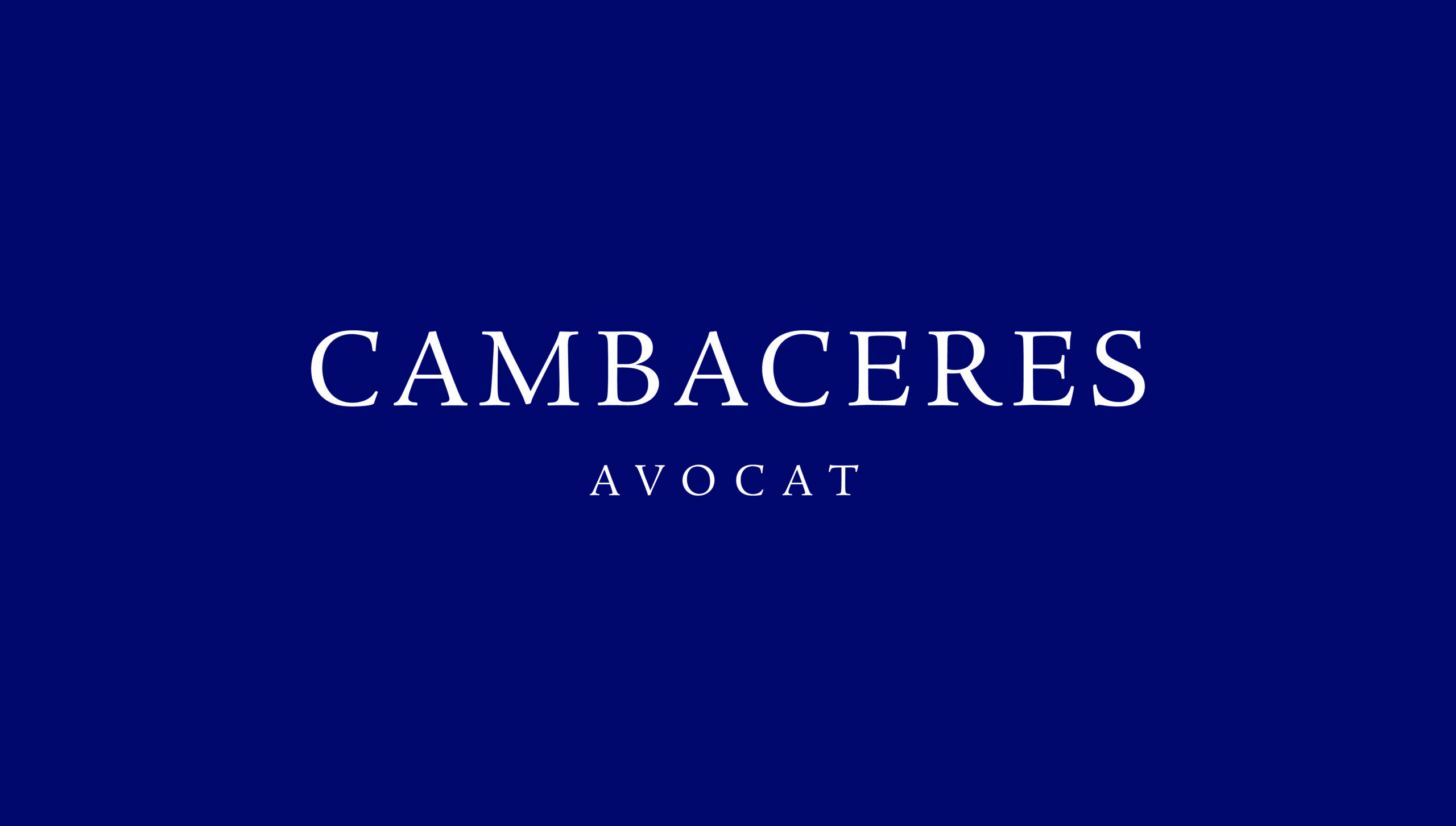 Logo of CAMBACERES AVOCAT